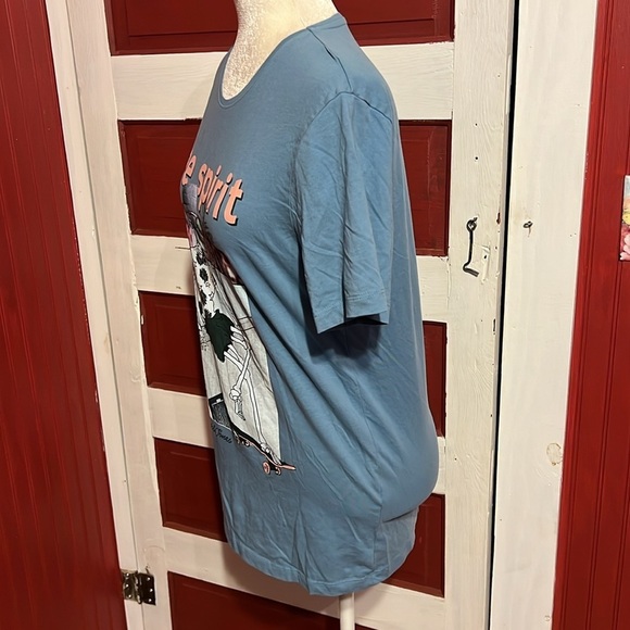 Jack & Jones Free Spirit Skeleton Skateboard T-Shirt M - Picture 2 of 7